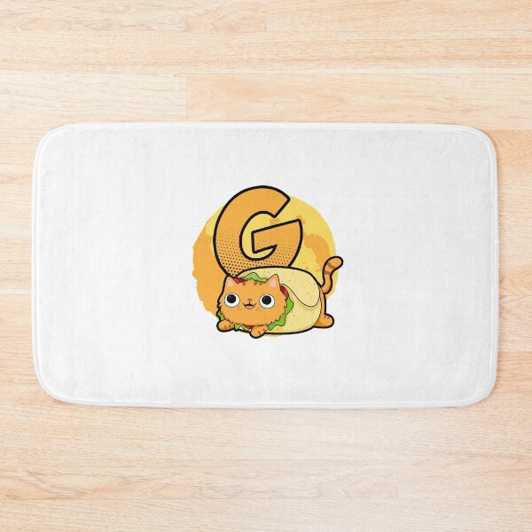 Item preview, Monogram G Purrito designed and sold by kidsmonogram2.