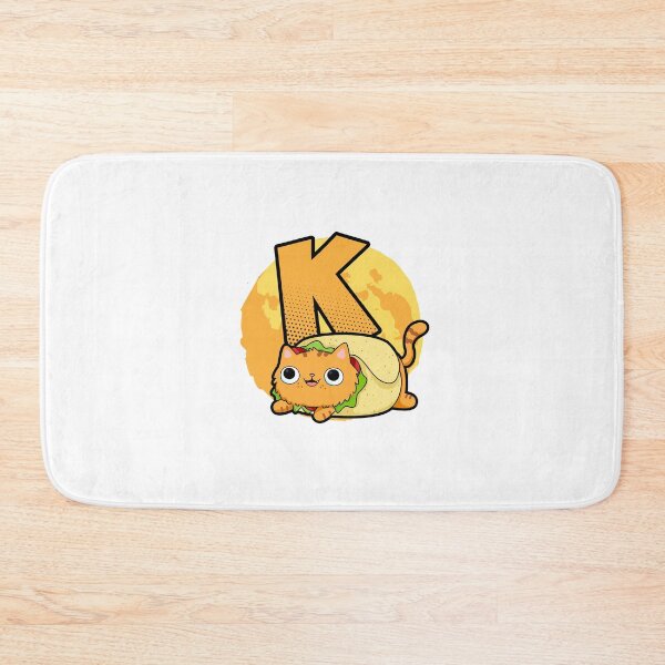 Item preview, Monogram K Purrito designed and sold by kidsmonogram2.