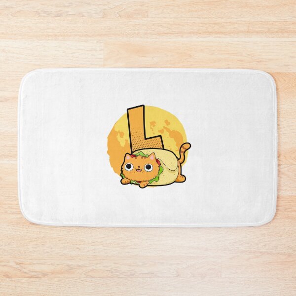 Item preview, Monogram L Purrito designed and sold by kidsmonogram2.