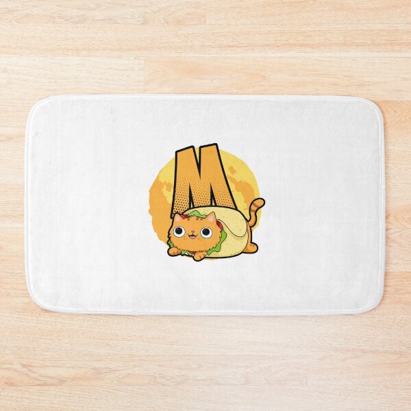 Item preview, Monogram M Purrito designed and sold by kidsmonogram2.