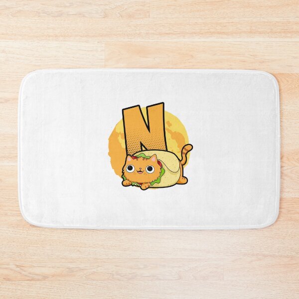 Item preview, Monogram N Purrito designed and sold by kidsmonogram2.