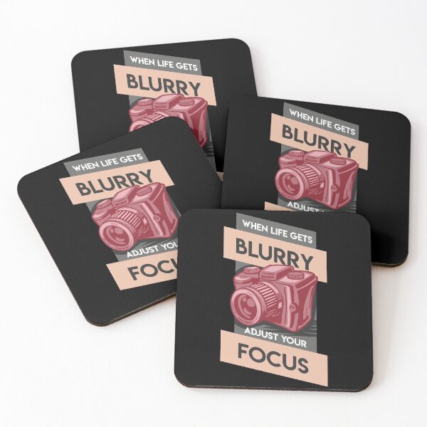 Item preview, When Life Get Blurry Adjust Your Focus Quote Gift designed and sold by Sandra78.