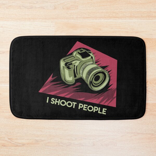 Item preview, Fun Photo Camera I Shoot People Funny Saying Gift designed and sold by Sandra78.