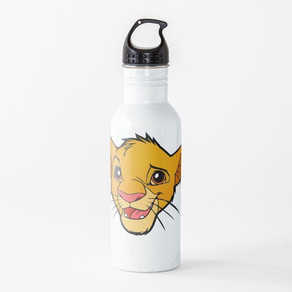 Happy Birthday - The Lion King - Simba Water Bottle