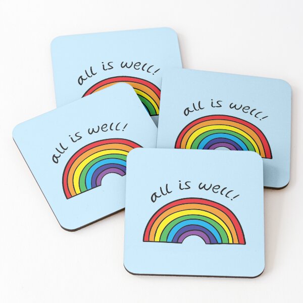 Item preview, All Is Well Rainbow designed and sold by cheekimori.