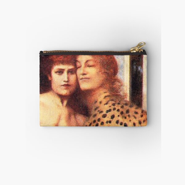 Item preview, The Caresses, 1896 by Fernand Khnopff - Sphinx Symbolism art designed and sold by Bebichic.