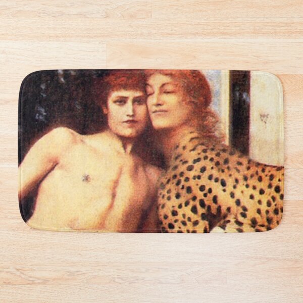 Item preview, The Caresses, 1896 by Fernand Khnopff - Sphinx Symbolism art designed and sold by Bebichic.