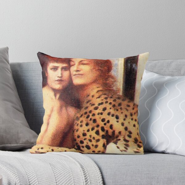 Item preview, The Caresses, 1896 by Fernand Khnopff - Sphinx Symbolism art designed and sold by Bebichic.