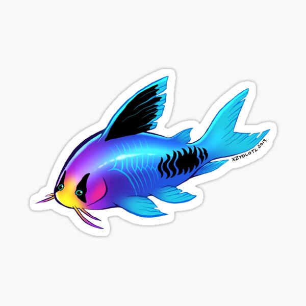 Panda Cory Neon Sticker