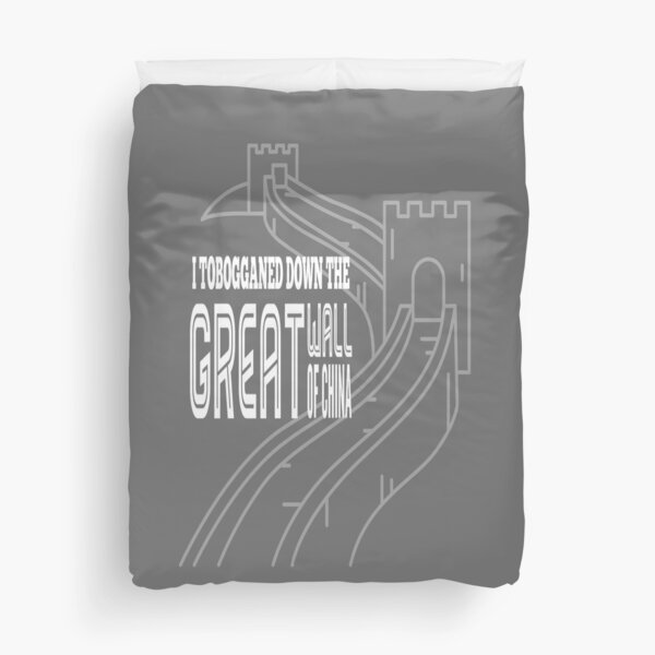 Item preview, I Tobogganed Down The Great Wall Of China designed and sold by madtoyman.