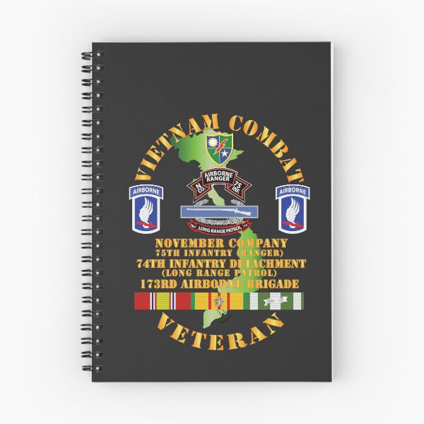 Artikelvorschau, Armee - Vietnam Cbt Vet - N Co 75. Inf Rgr 74. Inf Det - 173. Abn Bde entworfen und verkauft von Military Insignia Products.