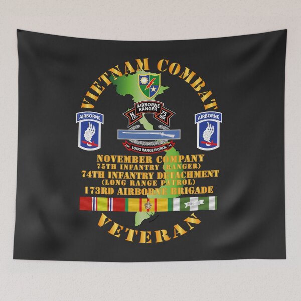 Item preview, Army - Vietnam Cbt Vet - N Co 75th Inf Rgr 74th Inf Det - 173rd Abn Bde designed and sold by Military Insignia Products.