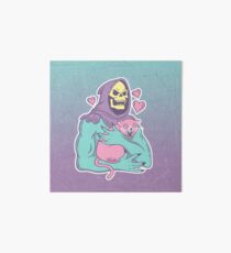 Skeletor's Cat Art Board Print