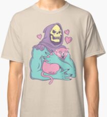 Chat squelette T-shirt classique