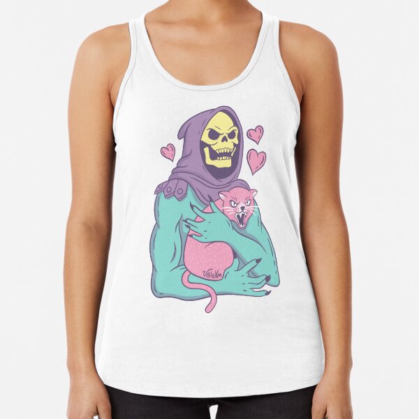 Skeletor's Cat Racerback Tank Top
