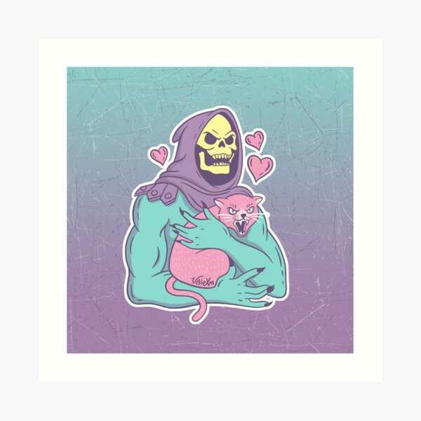 skeletor's purple cat