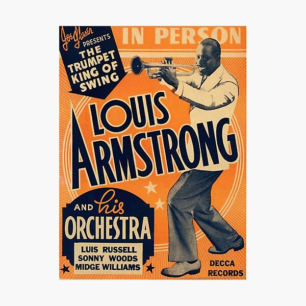Louis Armstrong Vintage Photographic Print