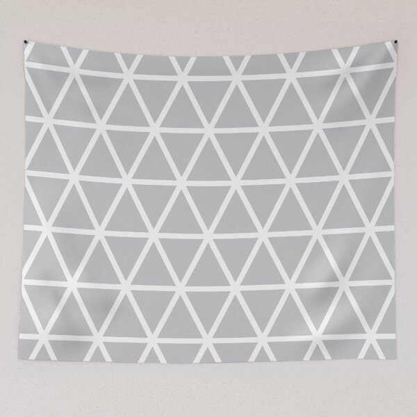 Item preview, Light Grey Triangle Pattern 3 designed and sold by Cool Fun  Awesome Time.