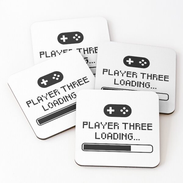 Item preview, Player Three Loading Graphic Black designed and sold by gegdesign.