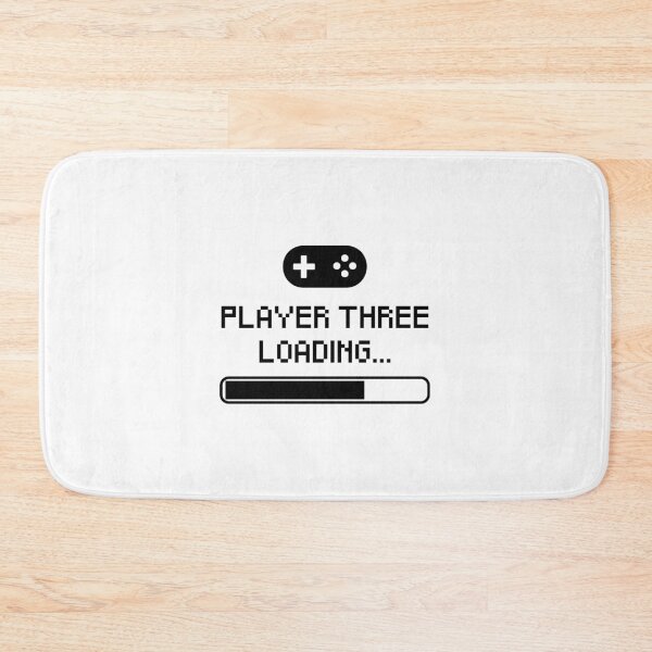 Item preview, Player Three Loading Graphic Black designed and sold by gegdesign.