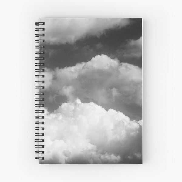 Item preview, White fluffy clouds on black sky background designed and sold by by-jwp.