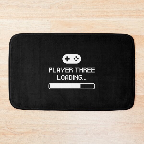 Item preview, Player Three Loading Graphic White designed and sold by gegdesign.