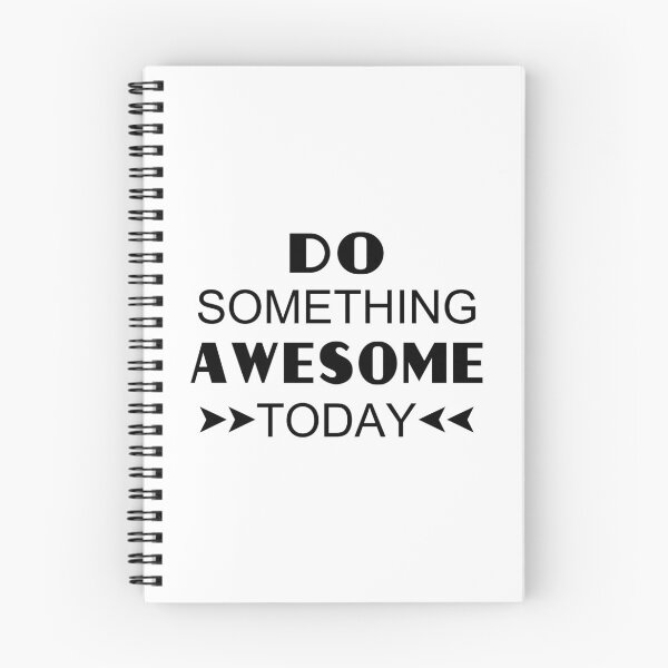 Item preview, Do Something Awesome Today - White designed and sold by 4wordsmovement.