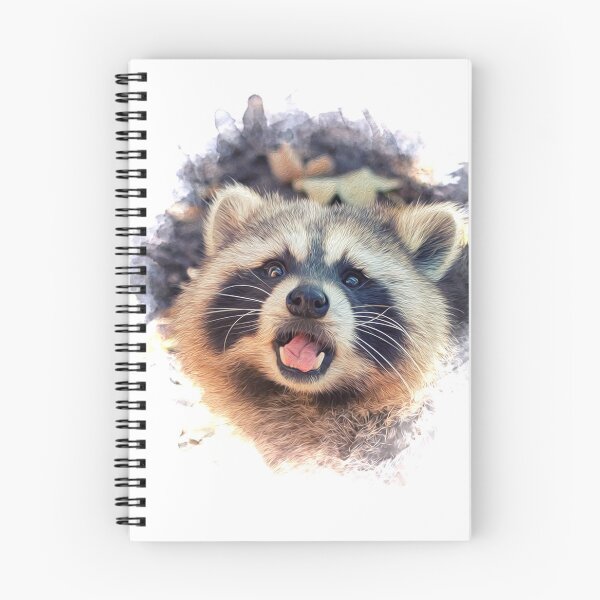 Item preview, Smiling raccoon designed and sold by Pearcatprod.
