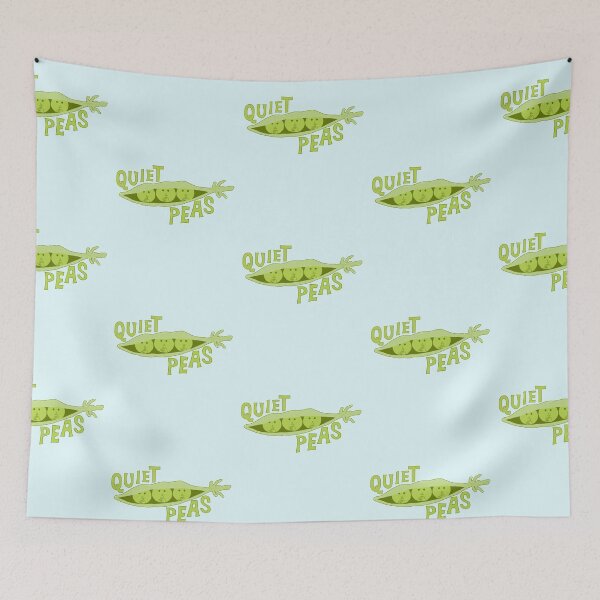 Item preview, Quiet Peas, Quiet Please Pun designed and sold by Amy Hadden.