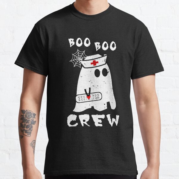 Boo Boo Crew Halloween Ghost Nurse Classic T-Shirt