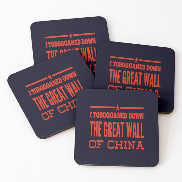 Item preview, I Tobogganed Down The Great Wall Of China designed and sold by madtoyman.