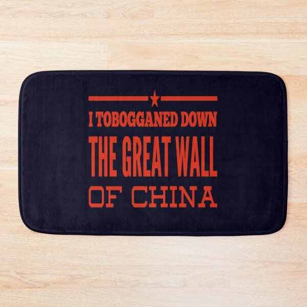 Item preview, I Tobogganed Down The Great Wall Of China designed and sold by madtoyman.