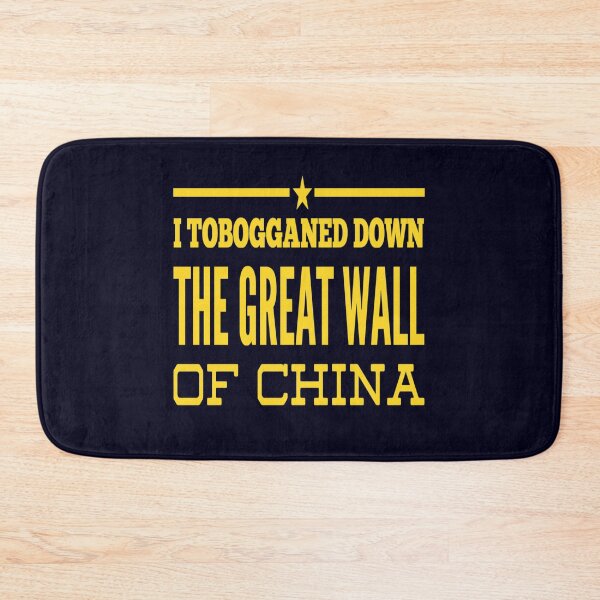 Item preview, I Tobogganed Down The Great Wall Of China designed and sold by madtoyman.