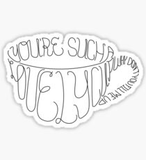 FILL ME UP - WHITE Sticker