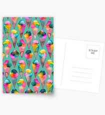 ice cream cones Postcards