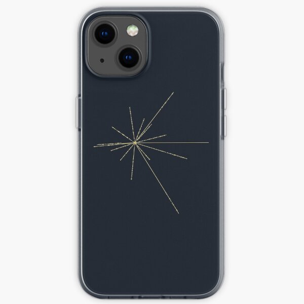 Space Exploration Pulsar Map Voyager iPhone Soft Case
