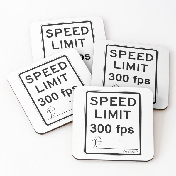 Item preview, Speed ​​limit 300 fps, archery! designed and sold by archerylife.