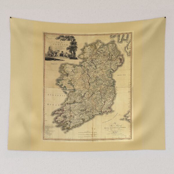 Item preview, Map of Ireland by Daniel Augustus Beaufort (1797) designed and sold by allhistory.