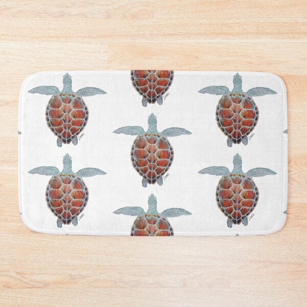 Item preview, Watercolor Sea Turtle  designed and sold by bluejayknits.