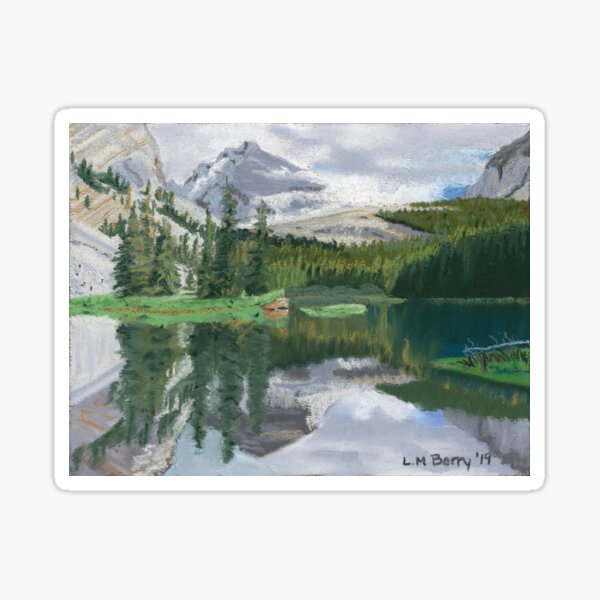 James Walker Lake, Kananaskis Sticker