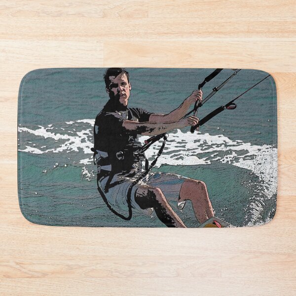 Item preview, Wind surfer surfing holiday sea beach man designed and sold by Kam-designs.