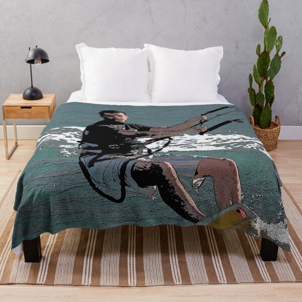 Item preview, Wind surfer surfing holiday sea beach man designed and sold by Kam-designs.