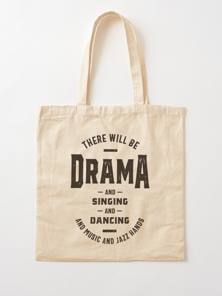 Theater and Drama Tote Bag Personalized Bag With Name 