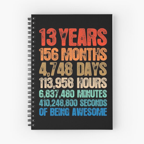 Item preview, 13 Years Old 13th Birthday Retro Vintage 2008 birthday gift designed and sold by BRVART.