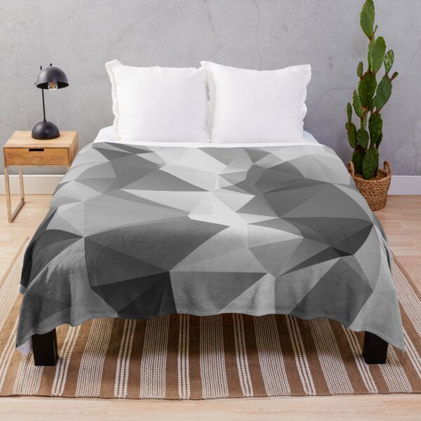 Item preview, polygonal camouflage pattern Black and white designed and sold by AttitudeGraphic.