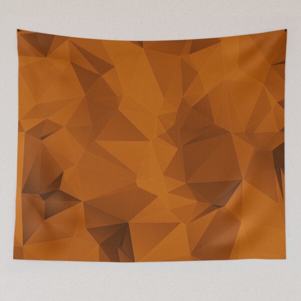 Item preview,  polygonal pattern orange designed and sold by AttitudeGraphic.