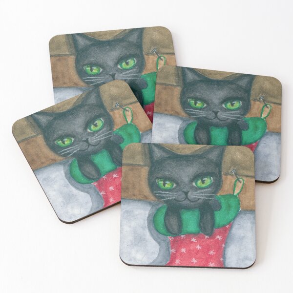Item preview, Little Stocking cat designed and sold by lenaliluna.
