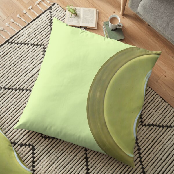 Half Circle - Green Floor Pillow