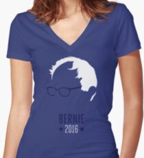 Bernie Sanders 2016 Women's Fitted V-Neck T-Shirt