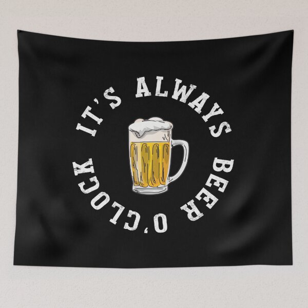 Item preview, Funny Beer O Clock Gift Idea designed and sold by phoxydesign.